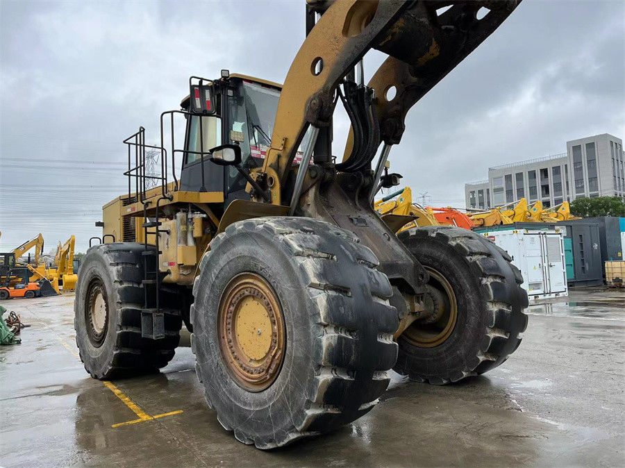 Oorspronkelijke kleur CAT 986H Voorwielladder Krachtige motor C15