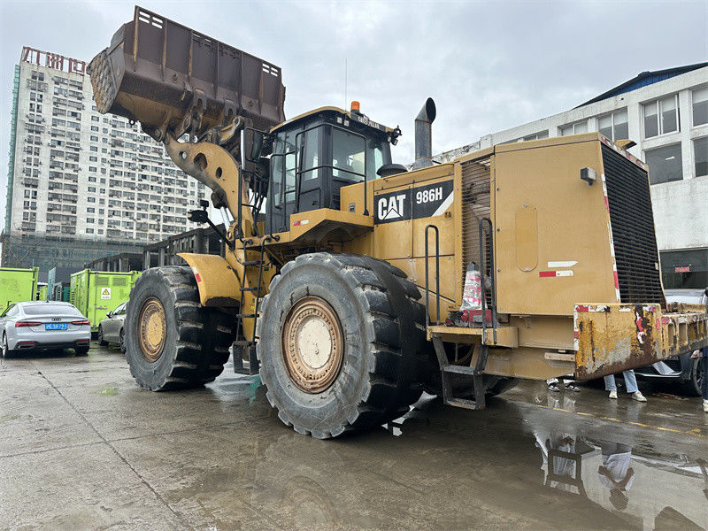 Oorspronkelijke gebruikte CAT 986H wiellader Caterpillar CAT 986 grote voorkantlader