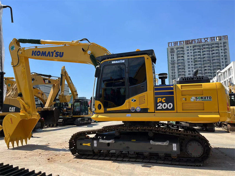 Goedkoop 20 ton Gebruikte Japanse graafmachine Komatsu PC200-8 Crawler Graafmachine PC200 PC220