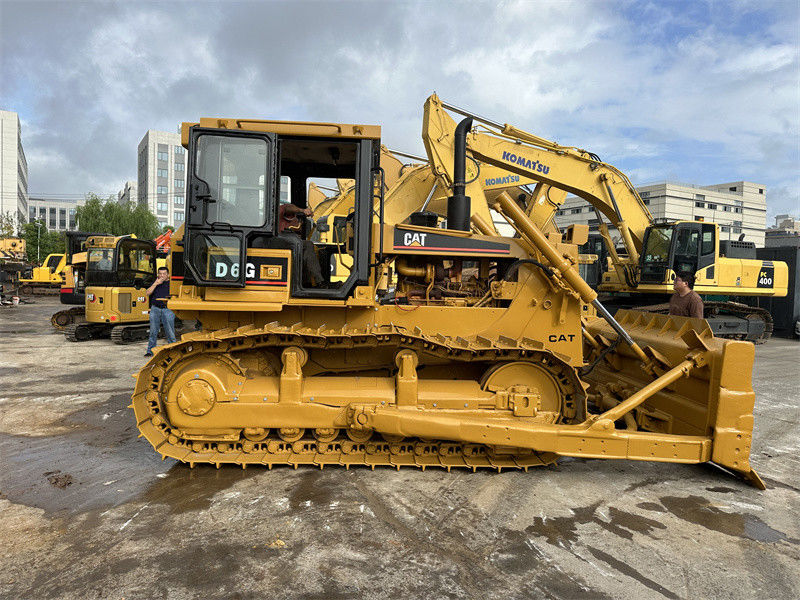 Herverf Gebruikte CAT D6G Bulldozer Gebruikte Caterpillar D3C D5B D6 Dozer in goede staat