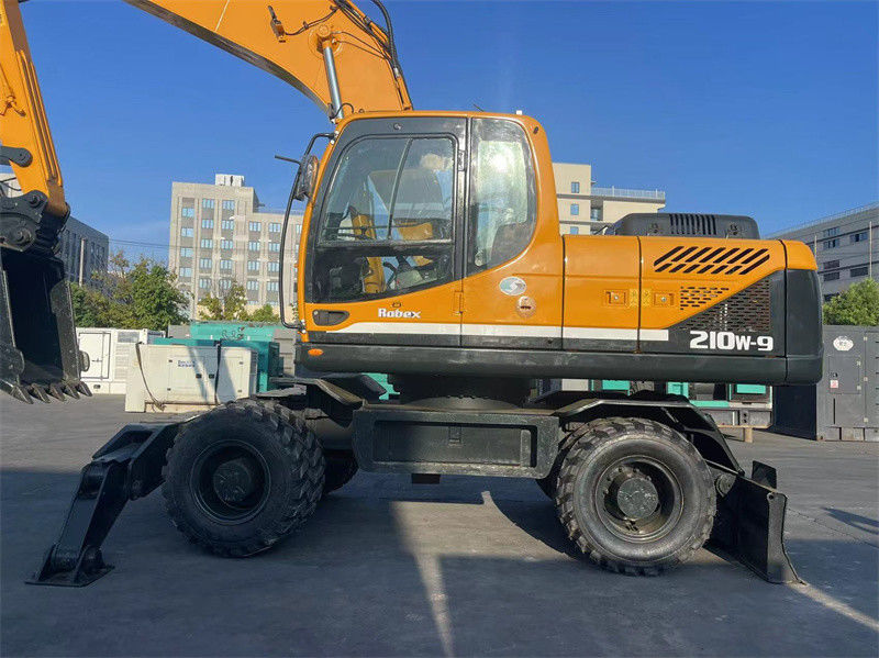 20 ton Korea Gebruikte Hyundai R210W-9 Wheel Excavator Hyundai 210 Wheel Excavator