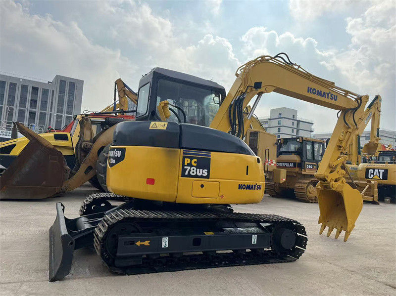 7.8 ton Japan Gebruikte Komatsu PC78us Crawler Excavator PC78US-6 Mini Digger