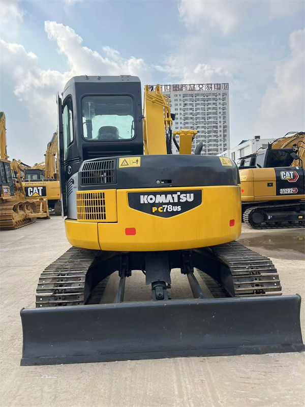 7.8 ton Japan Gebruikte Komatsu PC78us Crawler Excavator PC78US-6 Mini Digger