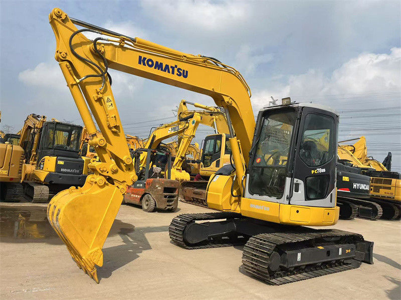 7.8 ton Japan Gebruikte Komatsu PC78us Crawler Excavator PC78US-6 Mini Digger