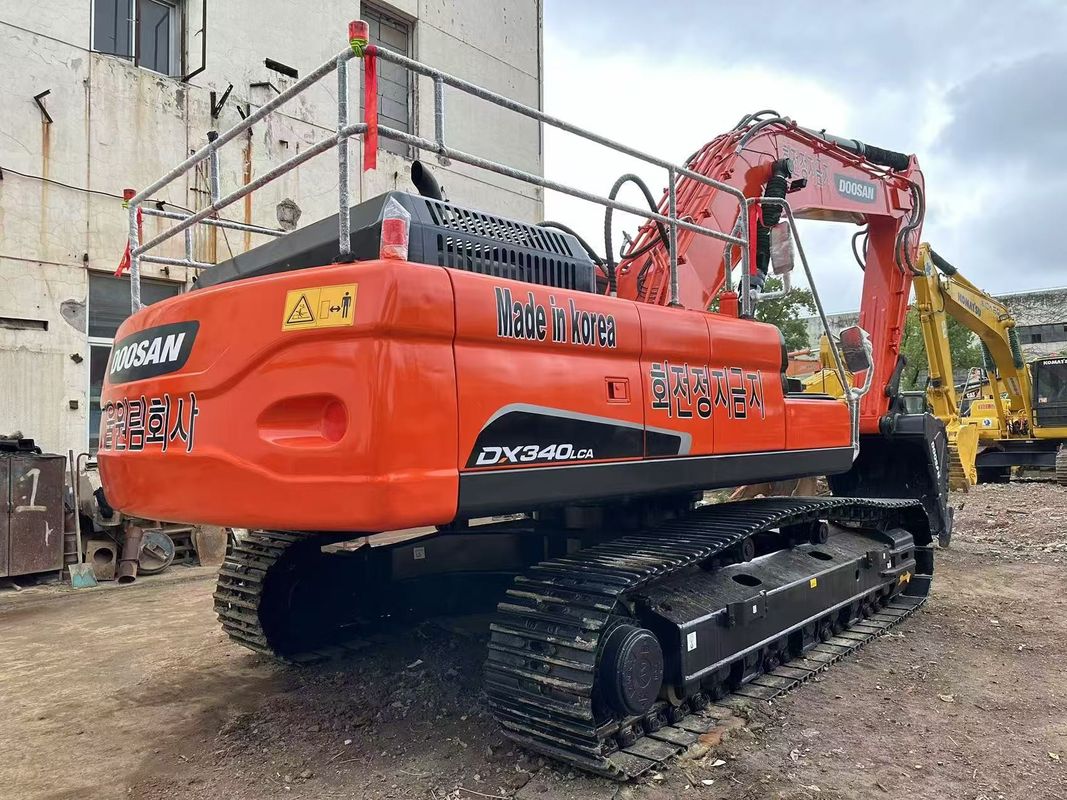 34 ton Gebruikte Doosan DX340LCA graafmachine tweedehands Doosan DX340 Crawler graafmachine