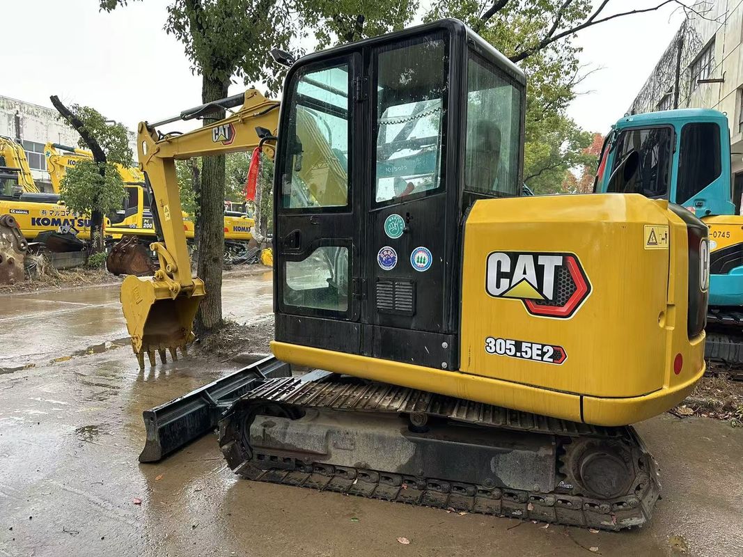 5.5 ton Gebruikte CAT 305.5E Caterpillar 305.5 Mini Crawler graafmachines