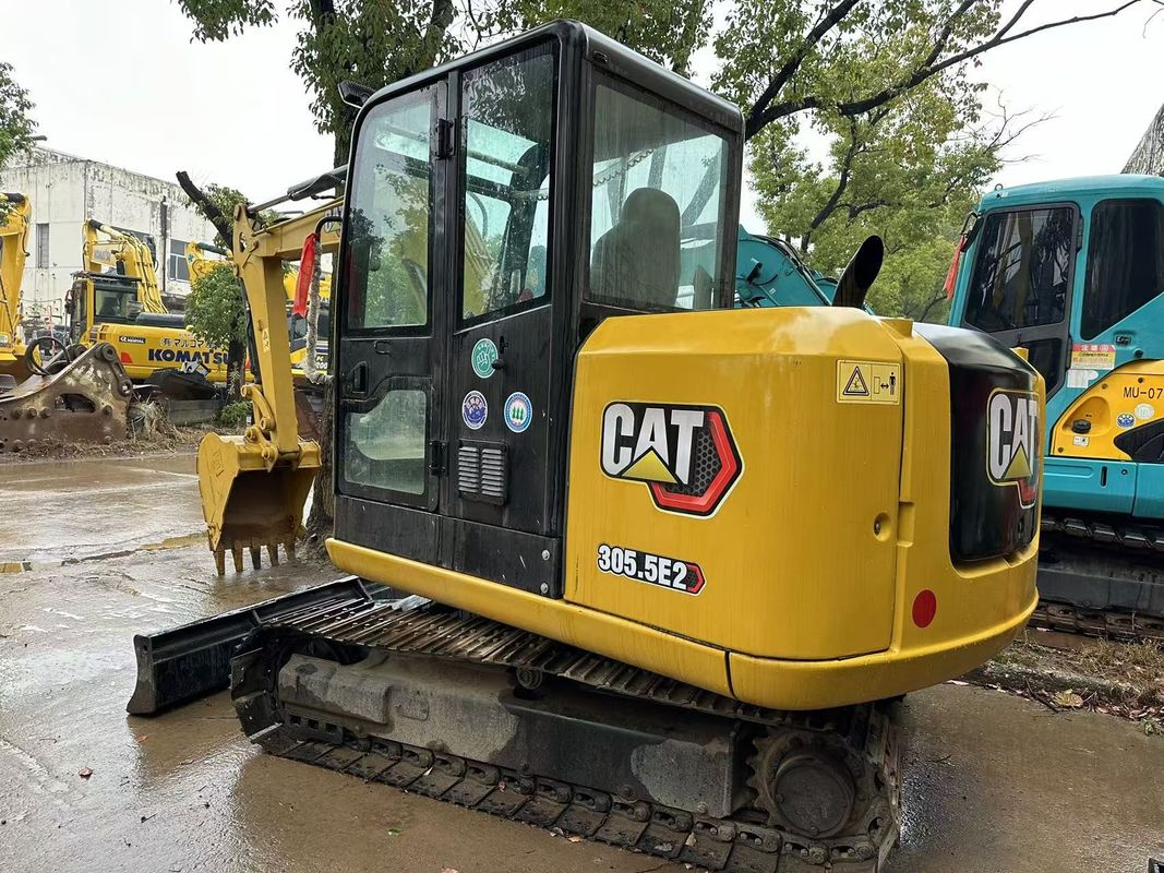 5.5 ton Gebruikte CAT 305.5E Caterpillar 305.5 Mini Crawler graafmachines