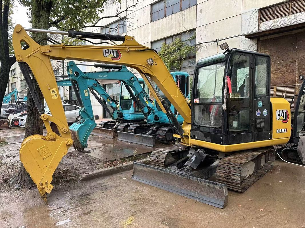 5.5 ton Gebruikte CAT 305.5E Caterpillar 305.5 Mini Crawler graafmachines