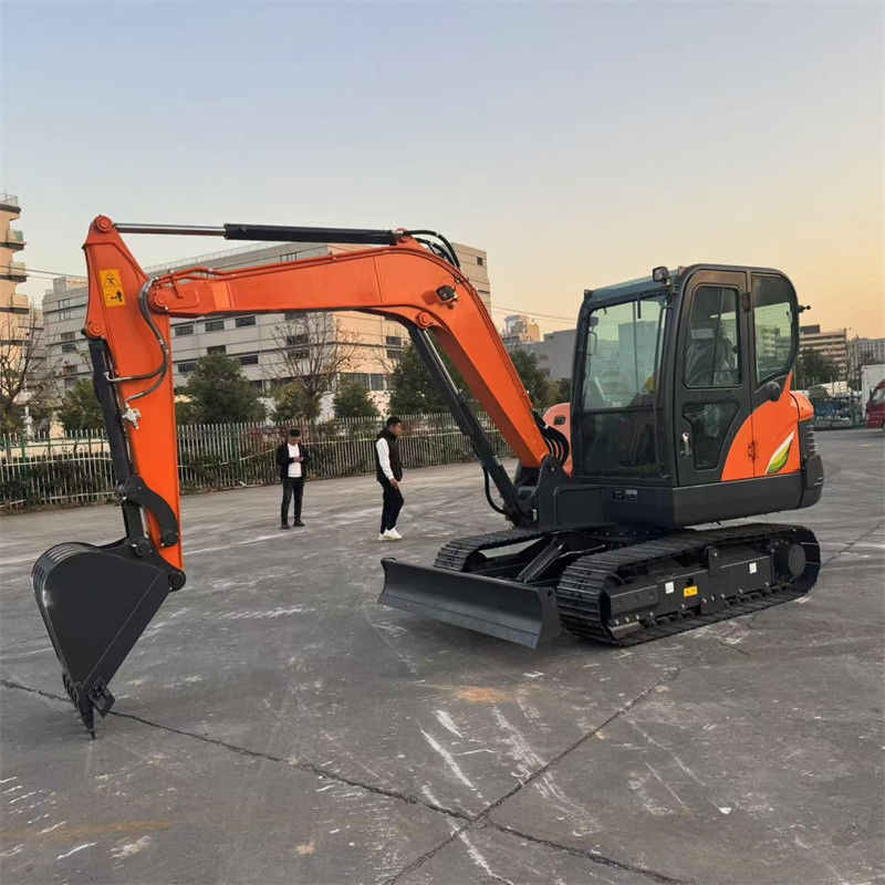 Brandnieuwe Doosan DX60E-10N Mini Graafmachine 6 ton Doosan Crawler Graafmachine
