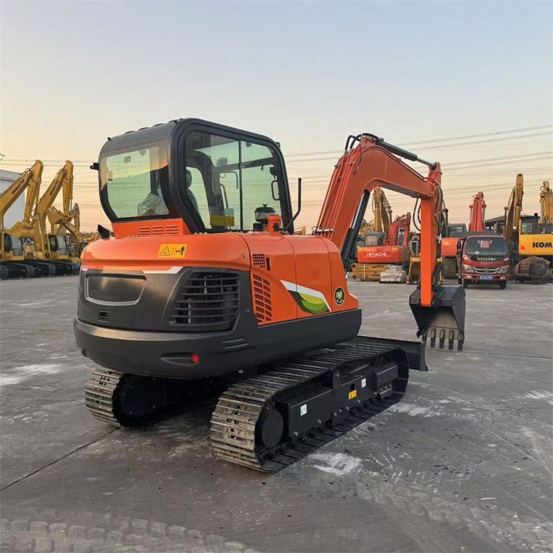 Brandnieuwe Doosan DX60E-10N Mini Graafmachine 6 ton Doosan Crawler Graafmachine