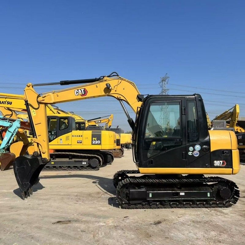 2.83L Verplaatsing Gebruikte kleine CAT 307D graafmachine met maximale graafdiepte van 4070mm