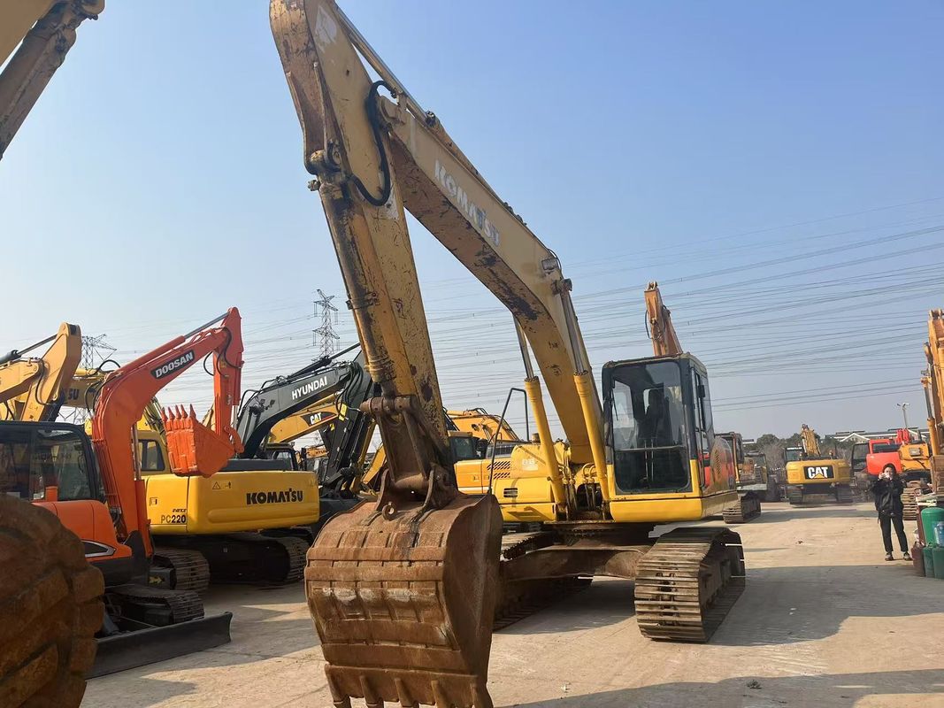 Hoogwaardige gebruikte komatsu PC220-7 graafmachine 22 ton originele komatsu graafmachine