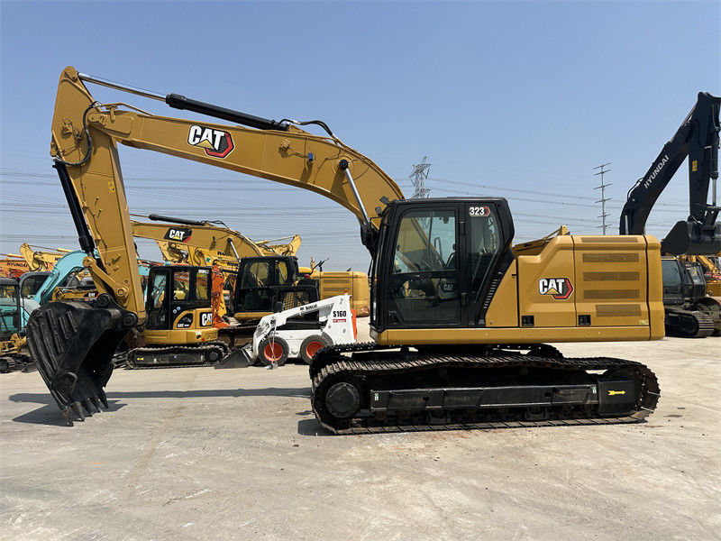 Gebruikte CAT 323 graafmachine met C7.1 motor tweedehands Caterpillar Graafmachine jaar 2018