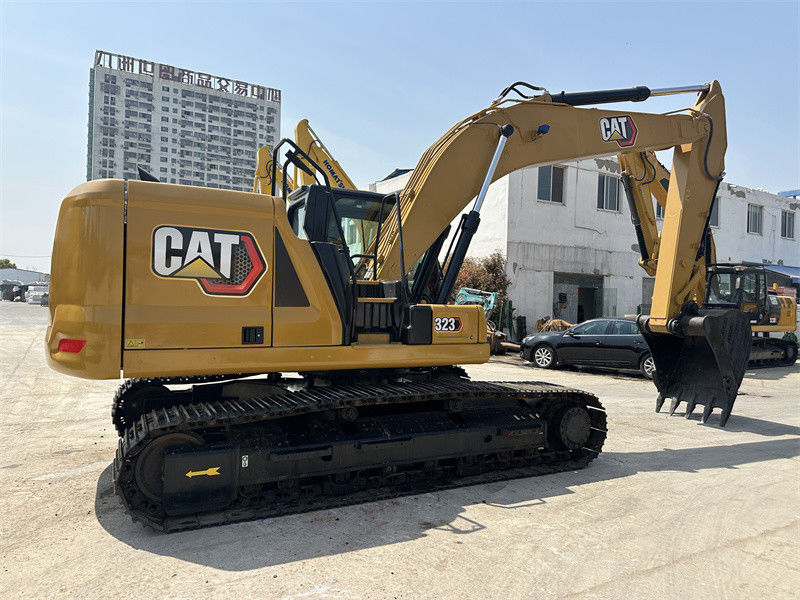 Gebruikte CAT 323 graafmachine met C7.1 motor tweedehands Caterpillar Graafmachine jaar 2018