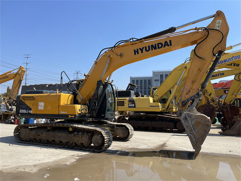 Originele verf Korea Gebruikte Hyundai R220LC-9S Graafmachine Hyundai 220 Crawler Digger