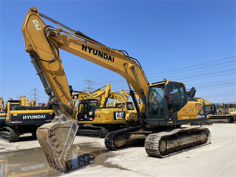 Originele verf Korea Gebruikte Hyundai R220LC-9S Graafmachine Hyundai 220 Crawler Digger