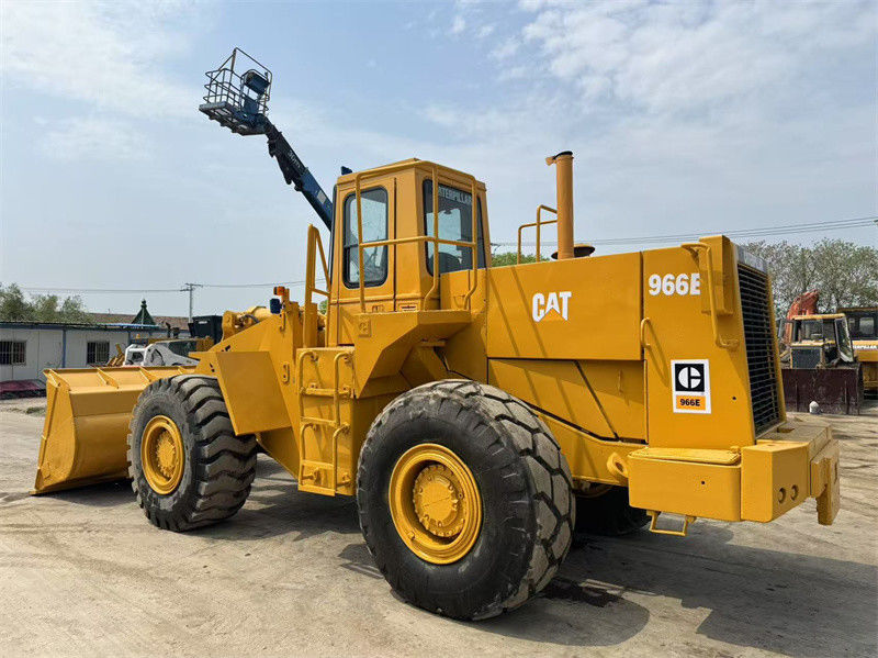 Oorspronkelijke gebruikte CAT 966E wielladder Caterpillar CAT 966 voorladder klaar voor verzending