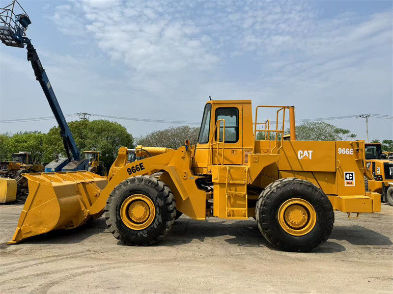 Oorspronkelijke gebruikte CAT 966E wielladder Caterpillar CAT 966 voorladder klaar voor verzending