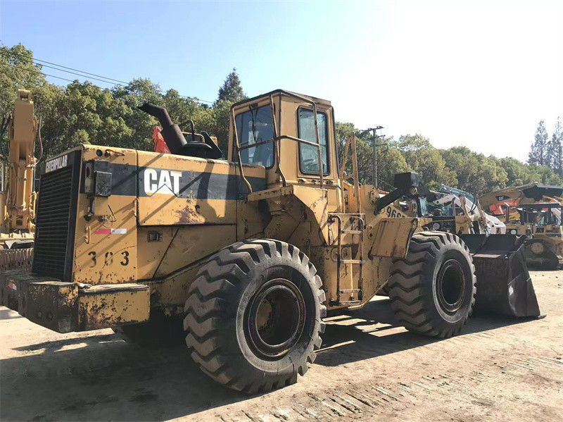 Oorspronkelijke verf Gebruikte wiellader CAT 966F tweedehands Caterpillar CAT 966 voorlader
