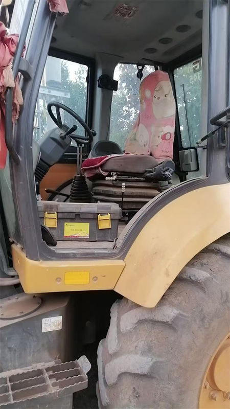 Oorsprong Gebruikte SDLG B877 Backhoe Loader met gespleten emmer Tweedehands SDLG Wheel Backhoe Loader