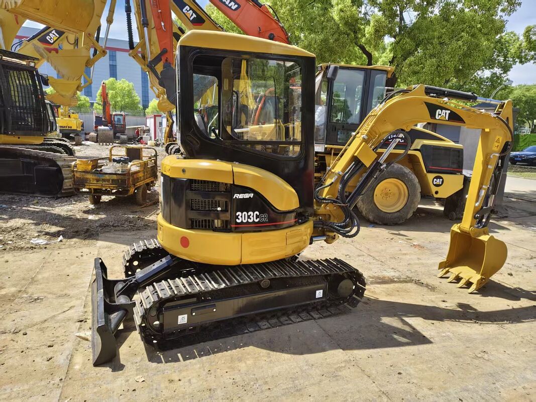 Gebruikte CAT 303C CR graafmachines met een sterke graafkracht en een reactieve hydraulica