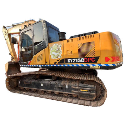 De tweedehandse Hydraulische Gele Bouw van Graafwerktuigsany sy 215c