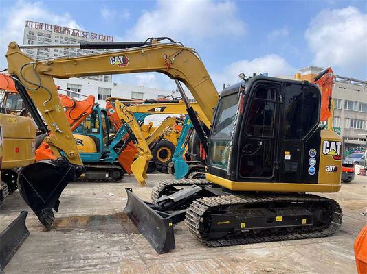 307E2 gebruikte CAT Excavators Second Hand Caterpillar 306 307 308 Kruippakjegraafwerktuig