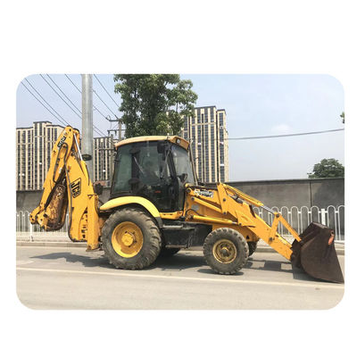Gebruikte JCB 3CX boormachine tweedehands boormachine met wielen