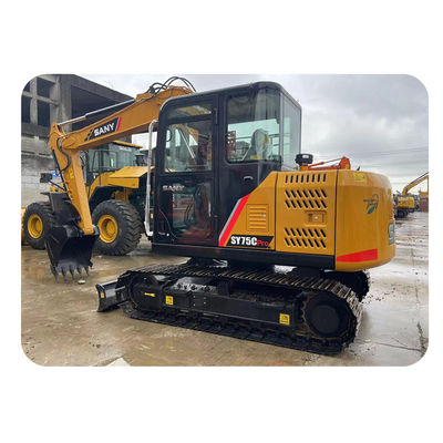 Gebruikte Sany SY75C Pro Mini Graafmachine Tweedehands 7.5 Ton Sany Mini Digger