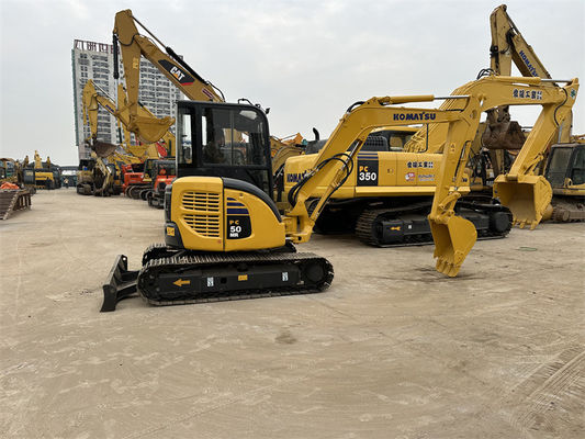 Gebruikte Komatsu PC50MR-2 Mini Graafmachine 5 Ton Gebruikte Japan Graafmachine Komatsu PC50