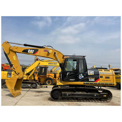 Krachtige Hydraulische Crawler Tweedehands CAT 320D Graafmachine 1082 Uren