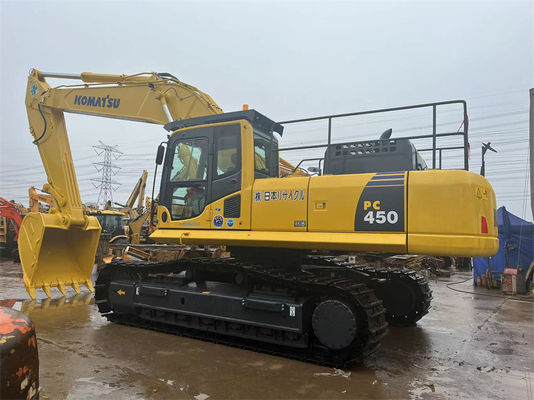 45 ton Gebruikte graafmachine Komatsu PC450 Grote graafmachine Gebruikte grondverwerkende apparatuur