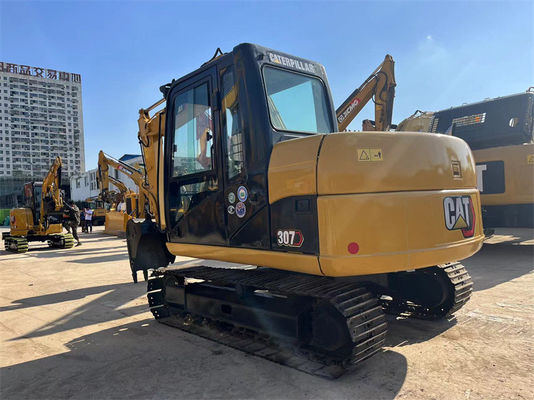 Gebruikte CAT 307D-graafmachine 7 ton Caterpillar 307 Crawler mini-graafmachine