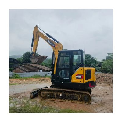 China Sany SY60C Pro Gebruikte graafmachine tweedehands 6 ton Sany sy60 Mini Digger