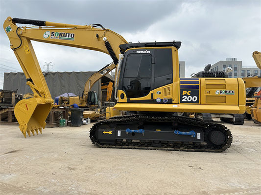 Gebruikte Komatsu PC200-8 Gebruikte Japan graafmachine Uitstekende staat Middengrote Hydraulische graafmachine