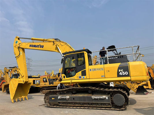 Originele gebruikte graafmachine 45 ton Komatsu PC450-8 Grote graafmachine