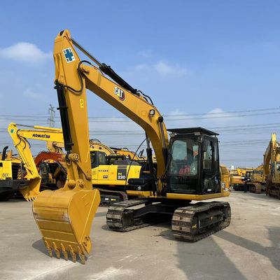 12 ton CAT 312D graafmachine met rubberen schoenen C4.4 motor