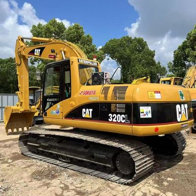 110 kW Herstelde CAT 320CL Hydraulische graafmachine met 600 mm spoor