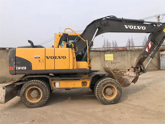 Hoogwaardige originele gebruikte graafmachine Volvo 145B wielgraafmachine