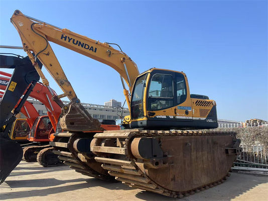 Gebruikte graafmachine Hyundai R150LC-9 amfibische graafmachine