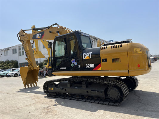 Goede staat 20 ton middelgrote graafmachine gebruikte rups 320d graafmachine te koop