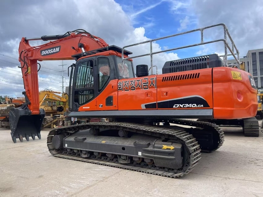 Hoogwaardige gebruikte Doosan DX340LCA Graafmachine Tweedehands Doosan Graafmachine