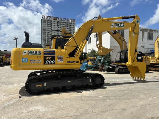 Goede staat gebruikte komatsu PC200-8 graafmachine komatsu graafmachine