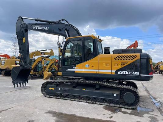 Gebruikte Hyundai R220LC-9S graafmachine 22T Crawler 1,2m3 emmer