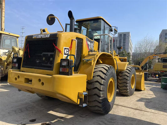 Gebruikte CAT 966H wiellader met Weichai-motor 23698 kg bedrijfsgewicht en 4,0m3 emmercapaciteit