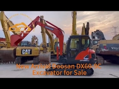 Het gebruikte Graafwerktuig Mini Digger van Doosan DX60-9C met Bulldozer Hete Verkoop